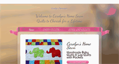 Desktop Screenshot of homesewnbycarolyn.com