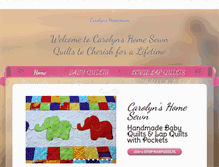 Tablet Screenshot of homesewnbycarolyn.com